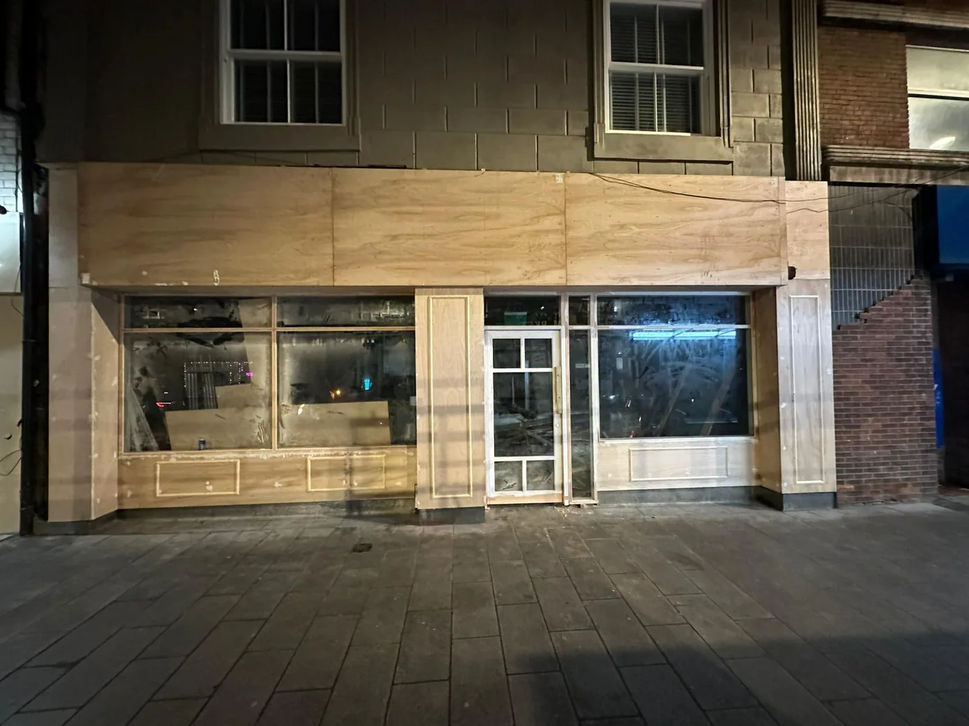 Completed commercial shopfront installation by Shutter and Shopfront UK