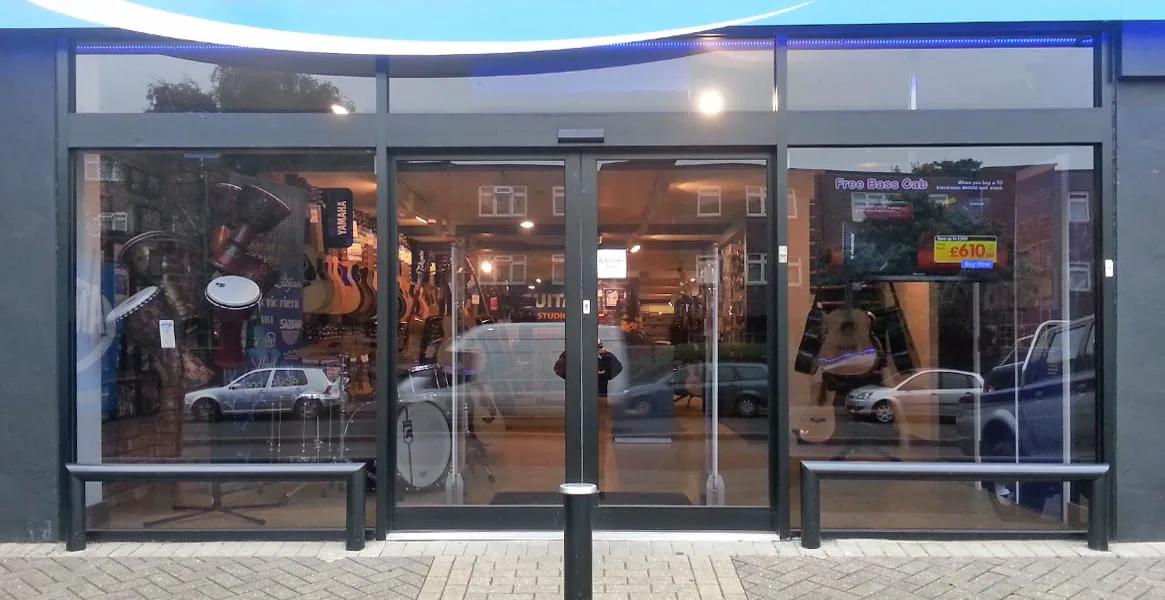 Completed commercial shopfront installation by Shutter and Shopfront UK